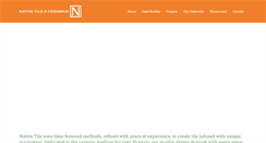 Desktop Screenshot of nativetile.com