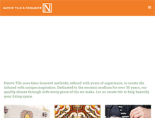 Tablet Screenshot of nativetile.com